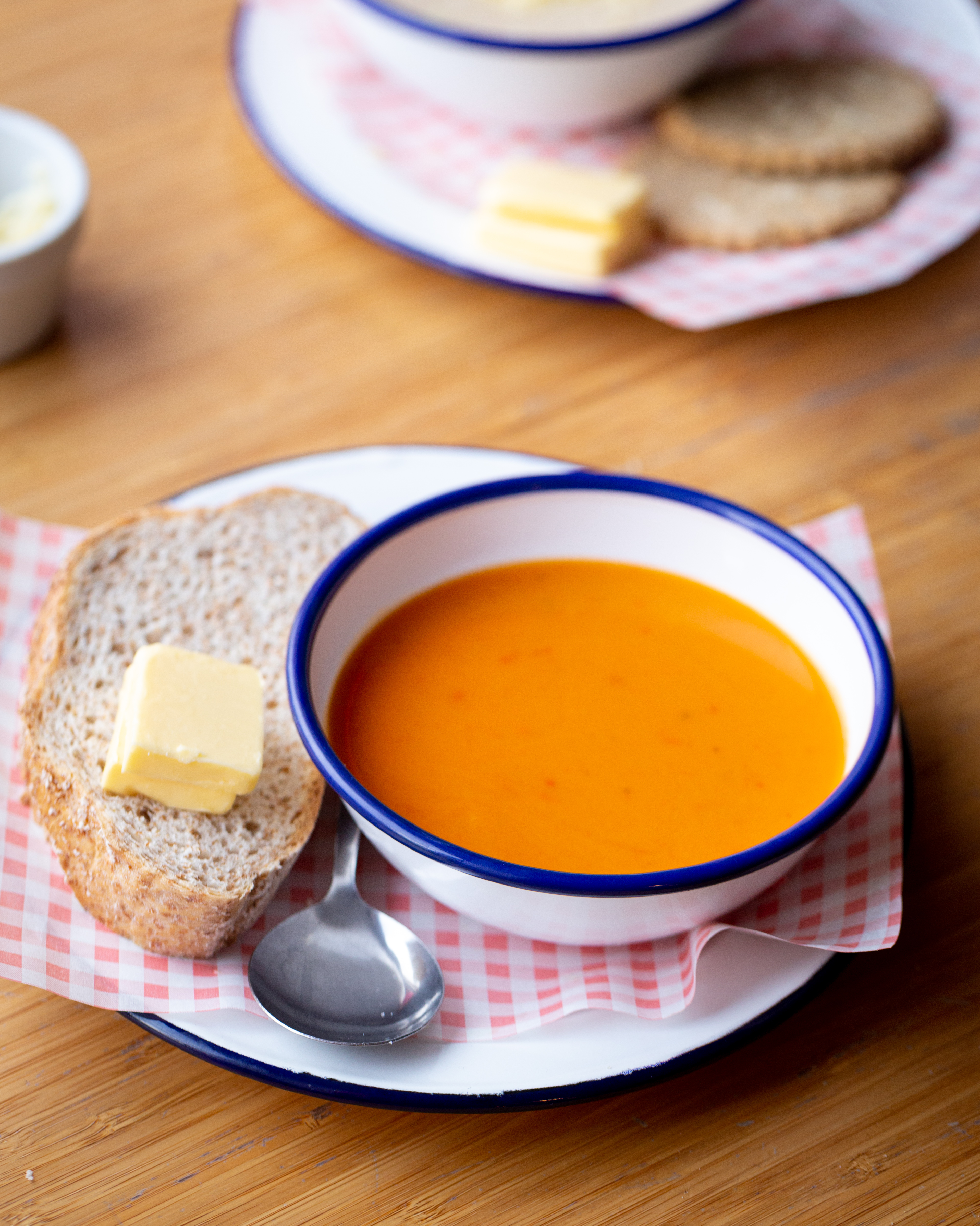 Roast Sweet Potato and Red Pepper Soup